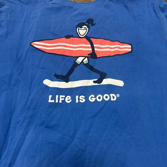 Life is Good Crusher Tee Surfboard T-Shirt Size XL - Picture 4 of 8